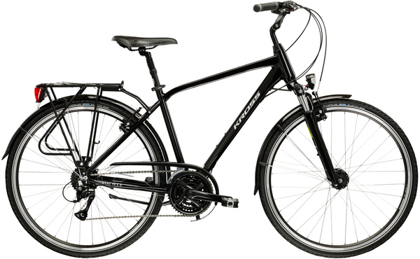 KROSS BERG TR 5.0 M 28 L(21") ROWER CZARNY SREBRNY POŁYSK