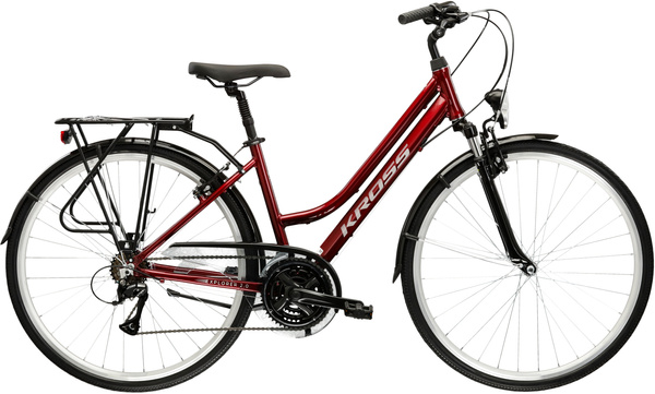 Kross Explorer 2.0 D 28 M(17") rower rubinowy/srebrny połysk (P1)