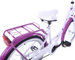 Rower Kozbike Junior 24 biało-fioletowy 3biegi (2M4)