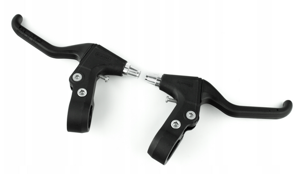 Dźwignie v-brake VBL-428A 4 palce czarno/czarna