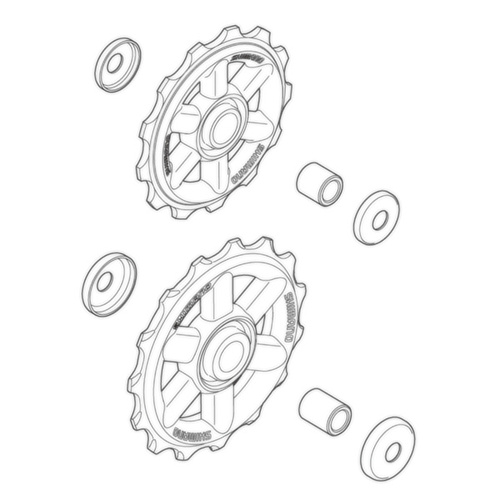 Kółka przerzutki SHIMANO Altus RD-M310