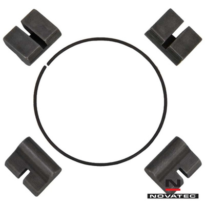 Zapadki Komplet NOVATEC,4 zapadki + sprężynka,do 4-zapadkowych bębenków o kompatybilności B427/B1/B2.