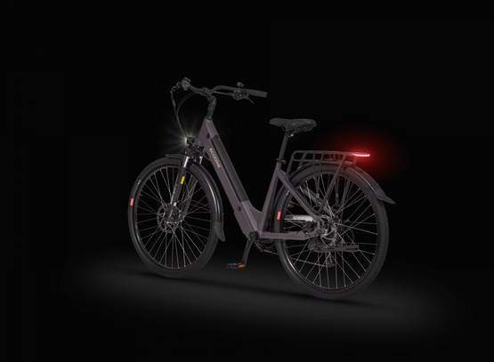 Ecobike rower elektryczny X-CITY Coffee 28 19"