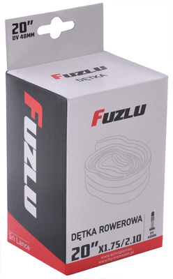 Dętka rowerowa 20x1,75/2,10 (20x1,75/2.125) Fuzlu DV 48mm