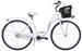 Rower miejski 26 damski Kozbike K25 3S biały (2L3)