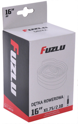Dętka rowerowa 16x1,75/2,10 Fuzlu AV 40mm