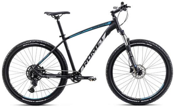 Rower Romet Rambler R7.3 CS 27 M(18") czarny/turkusowy/srebrny (M3L2)