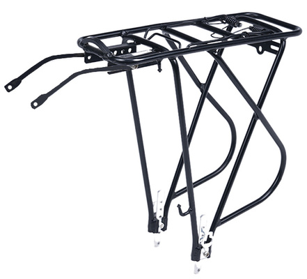 Bagażnik rowerowy aluminiowy KW-645-01 26"-28" czarny