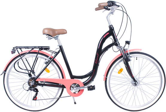 Rower Romet Symfonia 1 LTD 26 (19") czarno-czerwony (3S5P)