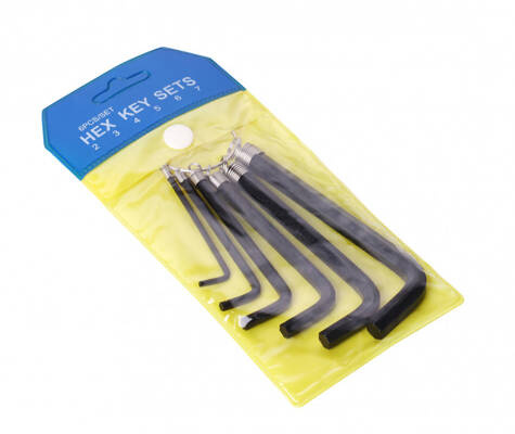 KLUCZE IMBUSOWE - ZESTAW imbusy imbus 6- części KL-9701A