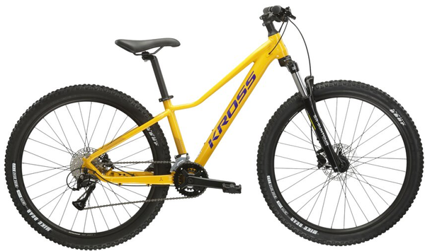 KROSS LEA 4.0 27,5 S(15") ROWER ŻÓŁTY FIOLETOWY POŁYSK (A3)