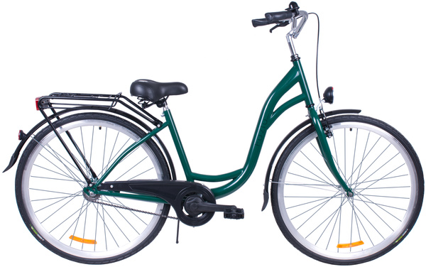 Rower Fuzlu City 28 S1 butelkowa zieleń