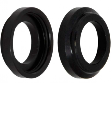 Kapsle osi piasty przód Novatec D791SB alu, 15mm, czarne