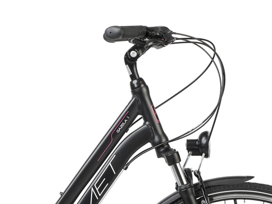 Rower Romet Gazela 1 28 M(18") czarno-różowy (3S7P)