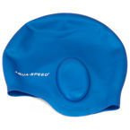 Czepek silikonowy AQUA-SPEED EAR CAP niebieski