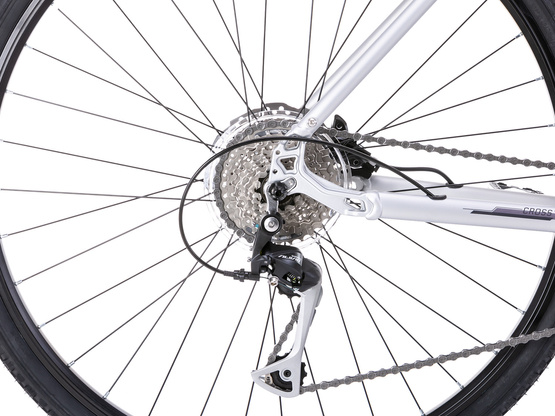 Rower Romet Orkan 4D 28 L(20") srebrno-fioletowy (3S1L)