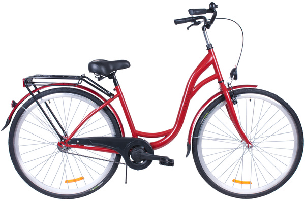 Rower Fuzlu City 28 S1 bordowy