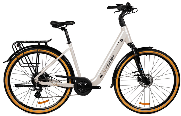 Rower elektryczny Storm E-DIAMOND PRO lady 28" 17" Cappuccino