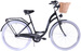 Rower miejski Kozbike 28 (K14) 3bieg czarny (białe opony, przerzutka Sturmey Archer) (J7)