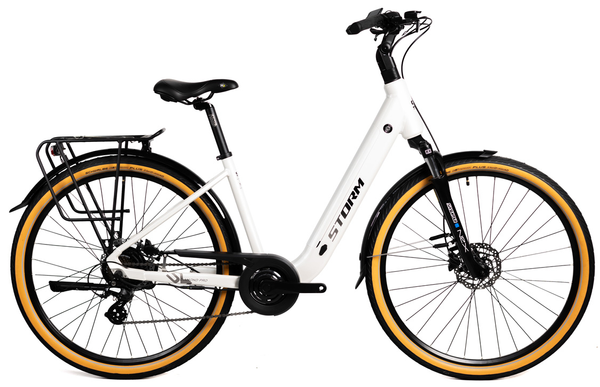 Rower elektryczny Storm E-DIAMOND PRO lady 28" 17" Biała perła