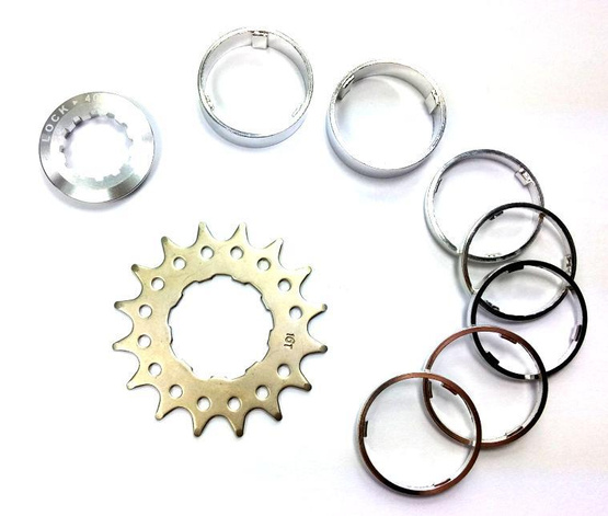 Reduktor single speed 16T do piast rowerowych 8/9/10 rzędów