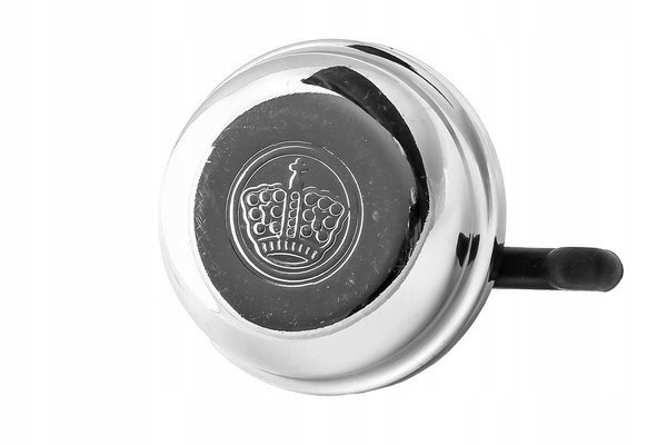 Dzwonek rowerowy korona chrom