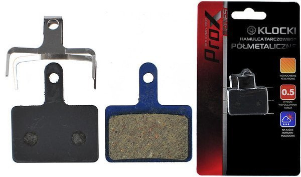 Klocki hamulca tarczowego rowerowego ProX półmetaliczne Shimano Deore M525/M515/M475/ C501/C60