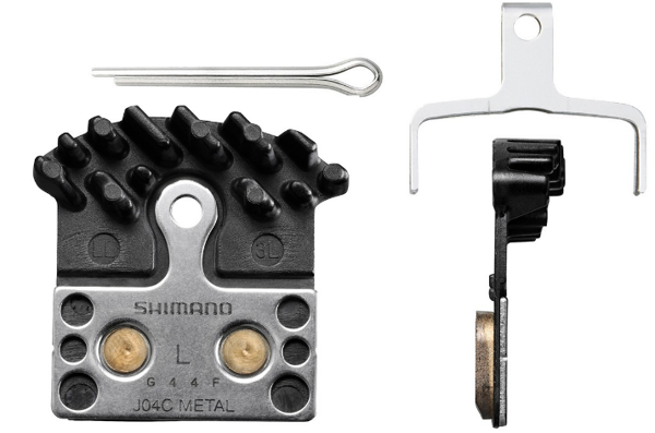Okładziny hamulca tarczowego SHIMANO J04c metaliczne radiator