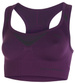 Damski stanik sportowy Brubeck Crop Top purpurowy S CR10070