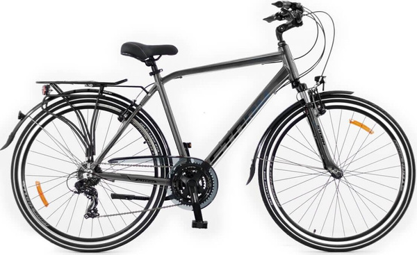 Storm 28 MARATHON 1.0 Man 21" grafitowo-szary połysk aluminium rower