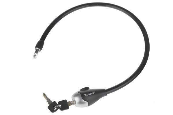 Zamknięcie rowerowe TY4505 12x650mm pętla czarny