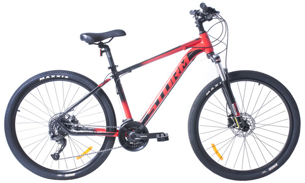 Storm 27,5 SHARK 5.0 Man 17" czerwono-czarny połysk rower