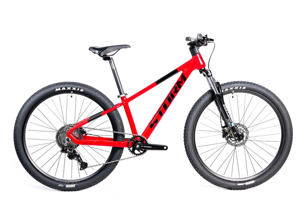 Rower STORM Raptor 1.0 27,5 13" czerwono czarny 2HD