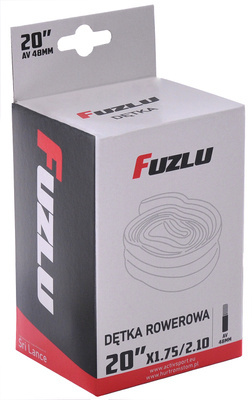 Dętka rowerowa 20x1,75/2,10 (20x1,75/2.125) Fuzlu AV 48mm
