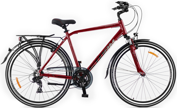 Storm 28 MARATHON 1.0 Man 19" wiśniowy aluminium rower