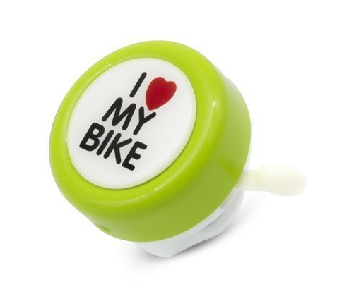 Dzwonek I Love My Bike 49mm zielony