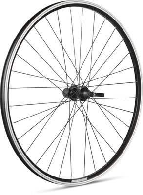 KOŁO ROWEROWE TYLNE 28'' kaseta 8/9 BK Q/R , obr stożek