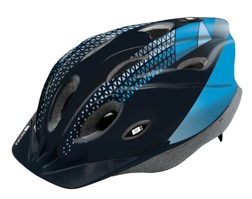 Kask B-Skin Tomcat czarno- niebieski S 48-52cm