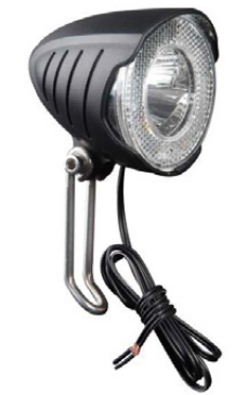 Lampa XC-110 1W przód z wyłącznikiem na prądnice