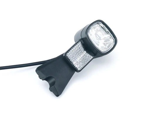 Lampa przednia SATE-LITE C9 na dynamo/E-bike, 30Lux,6V-58V, IPX6, przewód 20cm