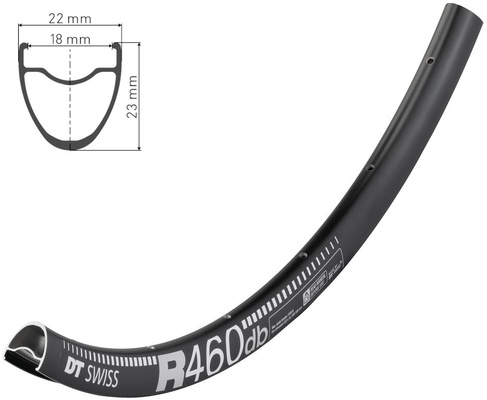 Obręcz rowerowa 28" DT Swiss R 460 disc Brake 622x18mm VL 6,5mm 32 otw