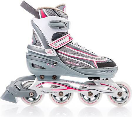 Rolki Meteor XRide 100 grey pink S (31-34) 152