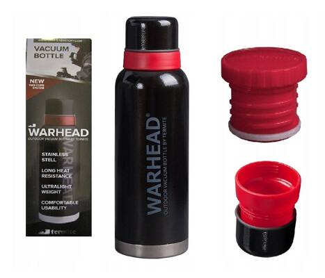 Termos Warhead 0,9l Termite hammertone black TWB90