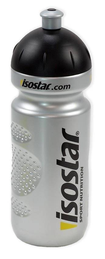 Bidon Isostar 650ml srebrno-czarny