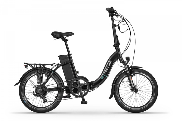 Ecobike rower elektryczny EVEN BLACK 20 składak bez baterii