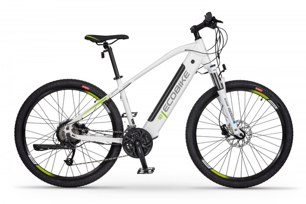 Ecobike rower elektryczny SX3 27,5 17" biały  bez baterii