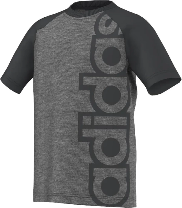 Koszulka Adidas Locker Room Brand Tee J 140cm grafitowa