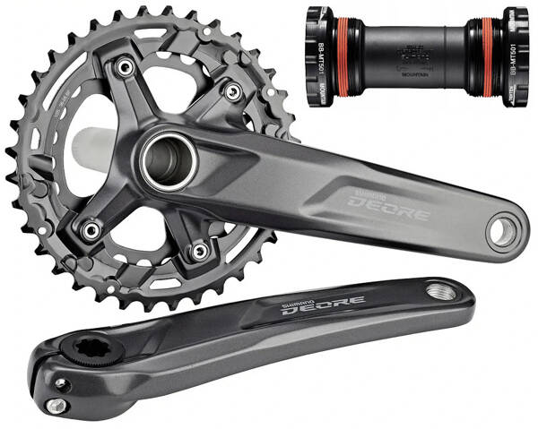 Mechanizm korb.10rz SHIMANO Deore FC-M41002 170mm 36x26T + wkład MT501