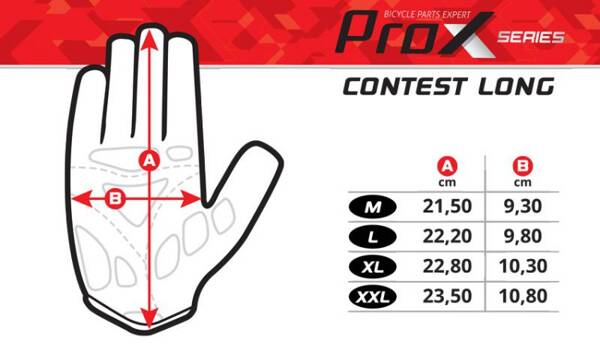 Rękawiczki prox długie Contest Long szare L watch, touch, AIR Vent