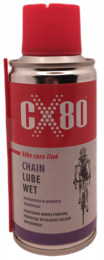 Smar makry do łańucha CX80 BIKE Chain Lube WET  150ml